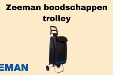 zeeman boodschappentrolley