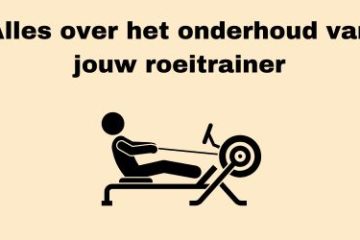 onderhouden van een roeitrainer